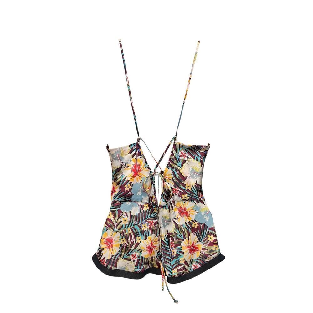 LE SUPERBE Hibiscus Floral Print Cami Top NWT Size 2 - Picture 4 of 6